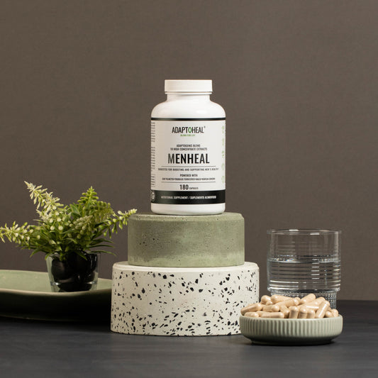 Menheal con adaptógenos para el equilibrio hormonal del hombre