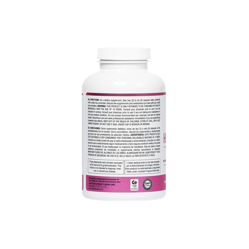hormobalance - 180 capsulas - informacion nutricional