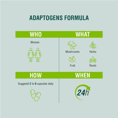 plantas con adaptógenos para el equilibrio hormonal femenino