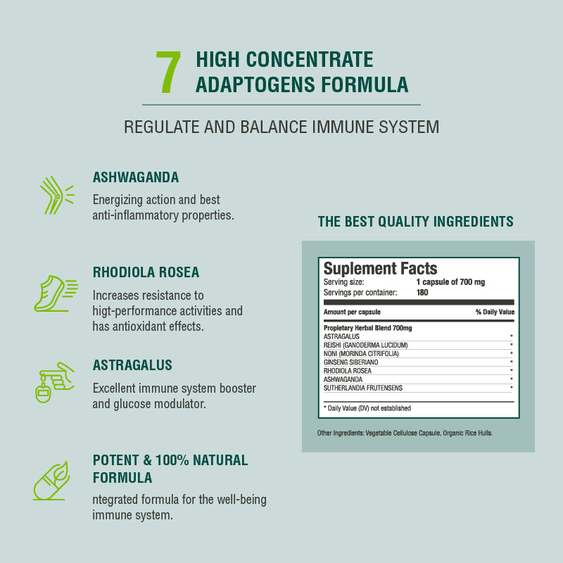 plantas con adaptógenos para modular el sistema inmunológico