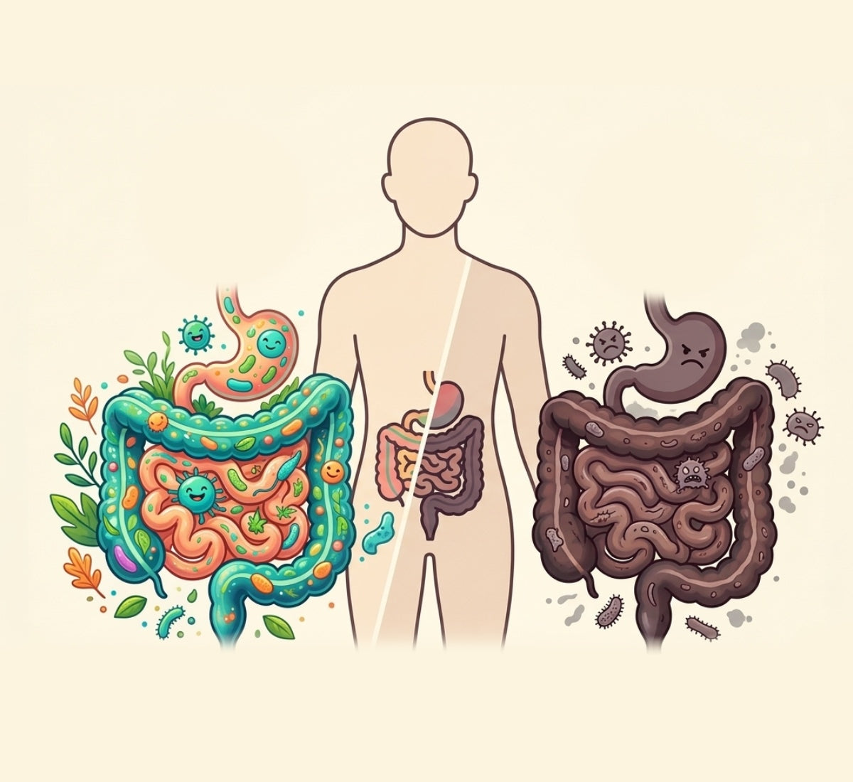 Disbiosis Intestinal: Qué es, síntomas, causas y cómo restaurar tu flora de forma natural