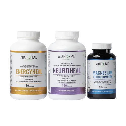 ENERGY & FOCUS SUPPLEMENT KIT | Daily Botanical Wellness Bundle