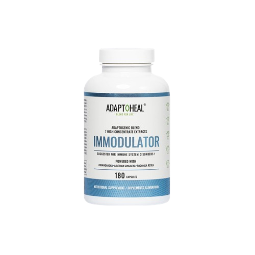 Immodulator 180 Caps | Inmunomodulador con Adaptógenos - AdaptoHeal USA