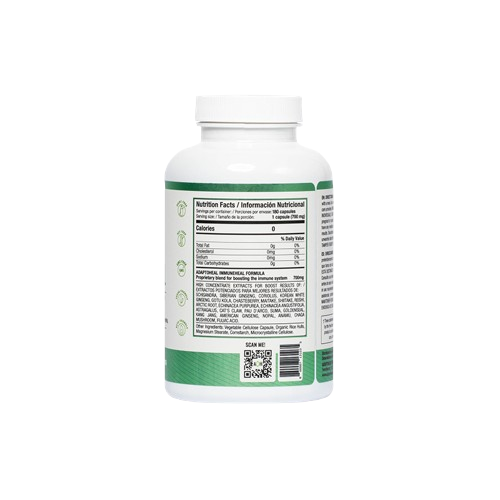  Immuneheal - 180 capsulas - informacion nutricional