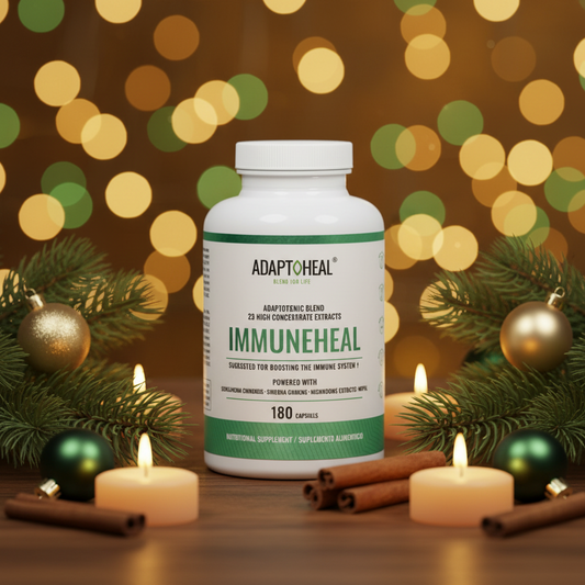 IMMUNEHEAL con adaptógenos para fortalecer el sistema inmunológico - 180 Caps