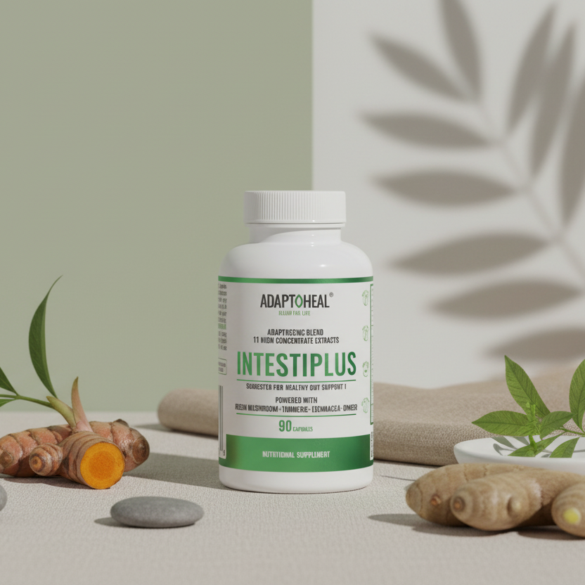 INTESTIPLUS 90 Caps | Adaptogenic Blend for Digestive Well-Being