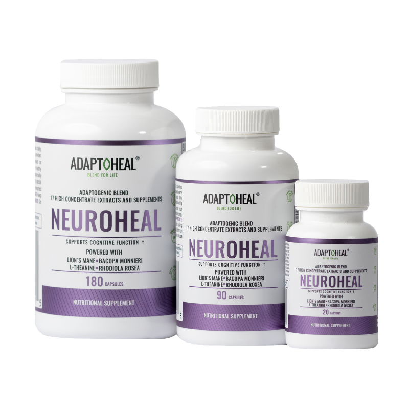 NEUROHEAL 90 Caps | – Natural nootropic support for mental clarity and focus