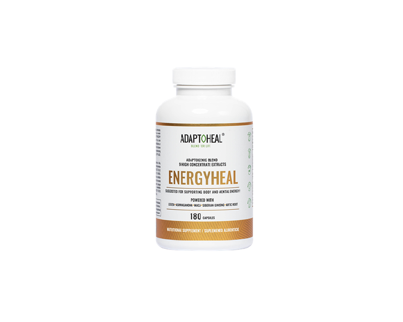 ENERGYHEAL 180 Caps | Adaptogenic Blend for Daily Vitality and Energy