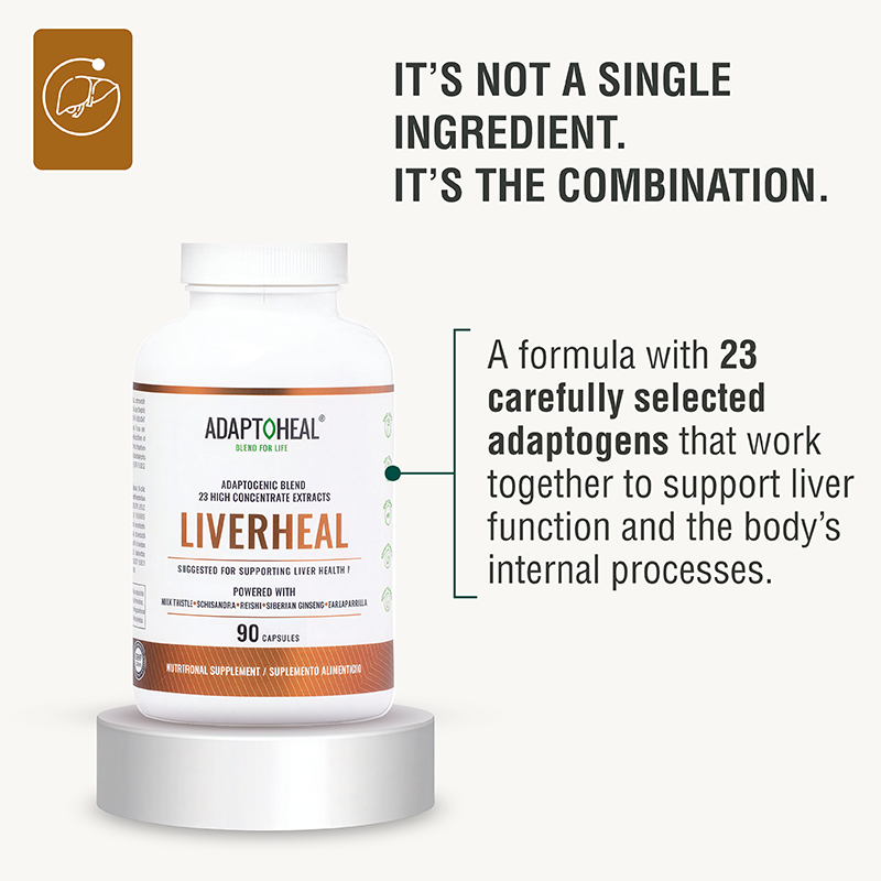 LIVERHEAL | Mezcla botánica con Cardo mariano y Diente de león