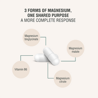 MAGNESIUM BLEND COMPLEX | Triple Magnesium Blend with Vitamin B6
