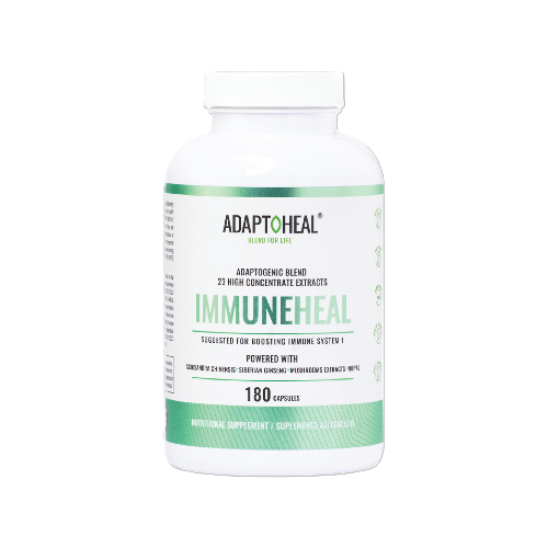 IMMUNEHEAL con adaptógenos para fortalecer el sistema inmunológico - 180 Caps