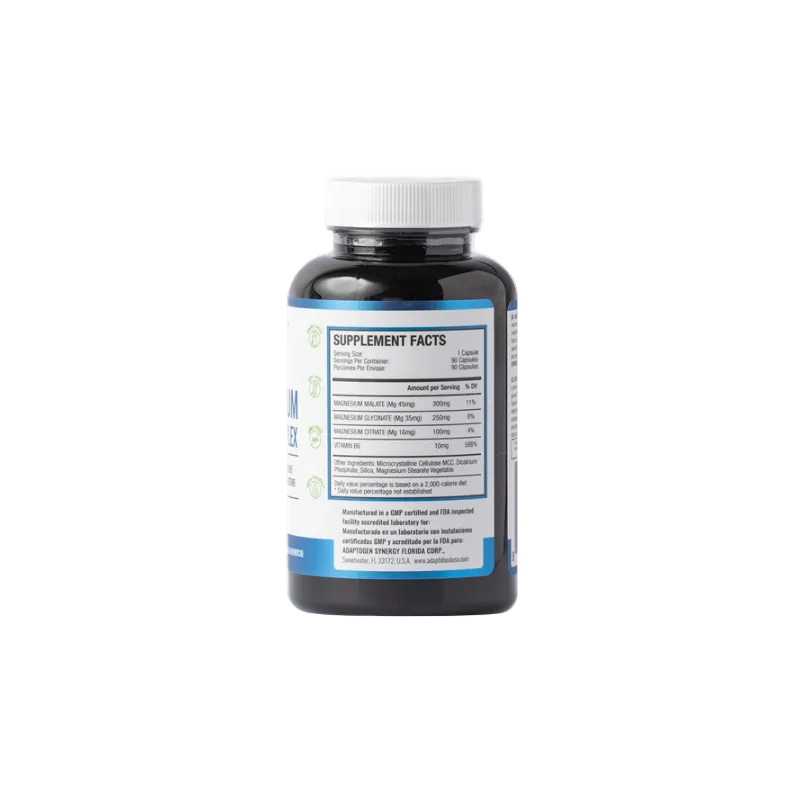 MAGNESIUM BLEND COMPLEX 90 Caps | With Vitamin B6