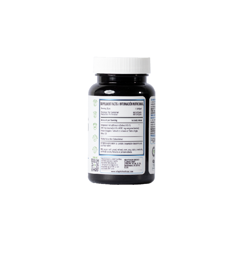 OREGANO OIL 60 Capsules | Natural Supplement 4000 mg