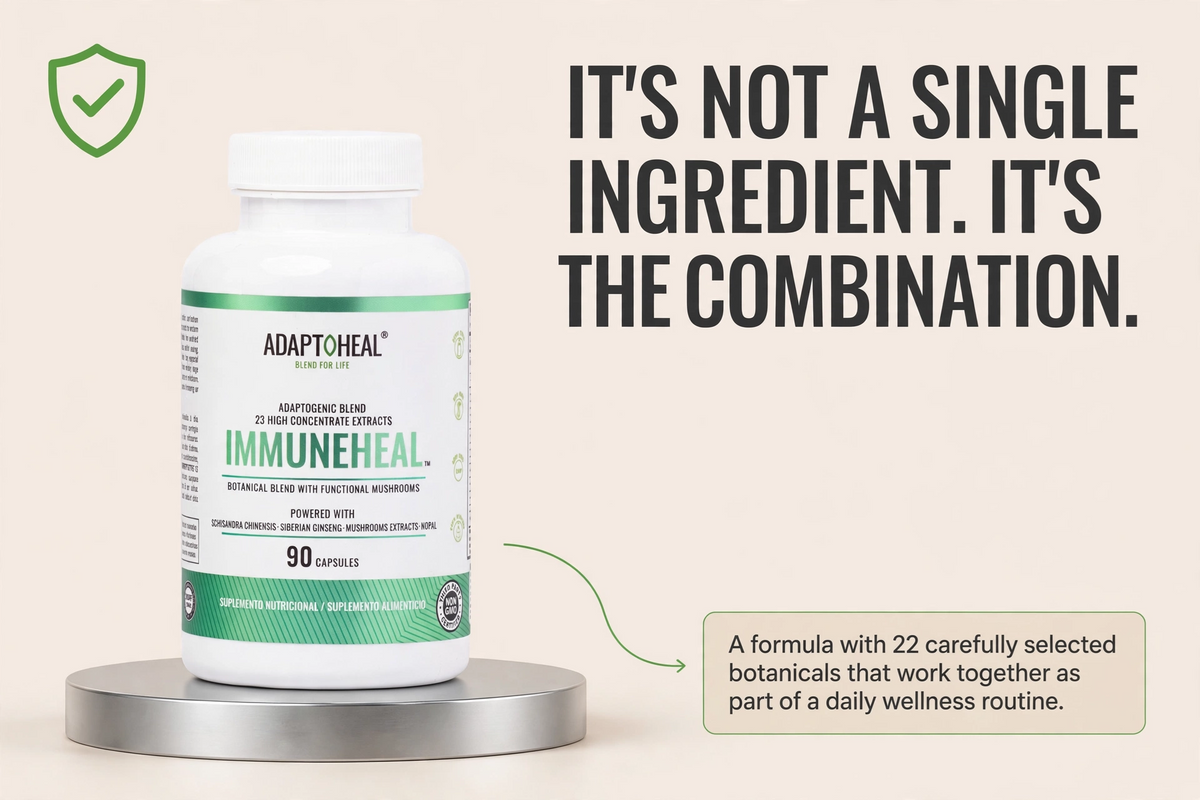 IMMUNEHEAL | Botanical Blend with Reishi, Echinacea and Ginseng